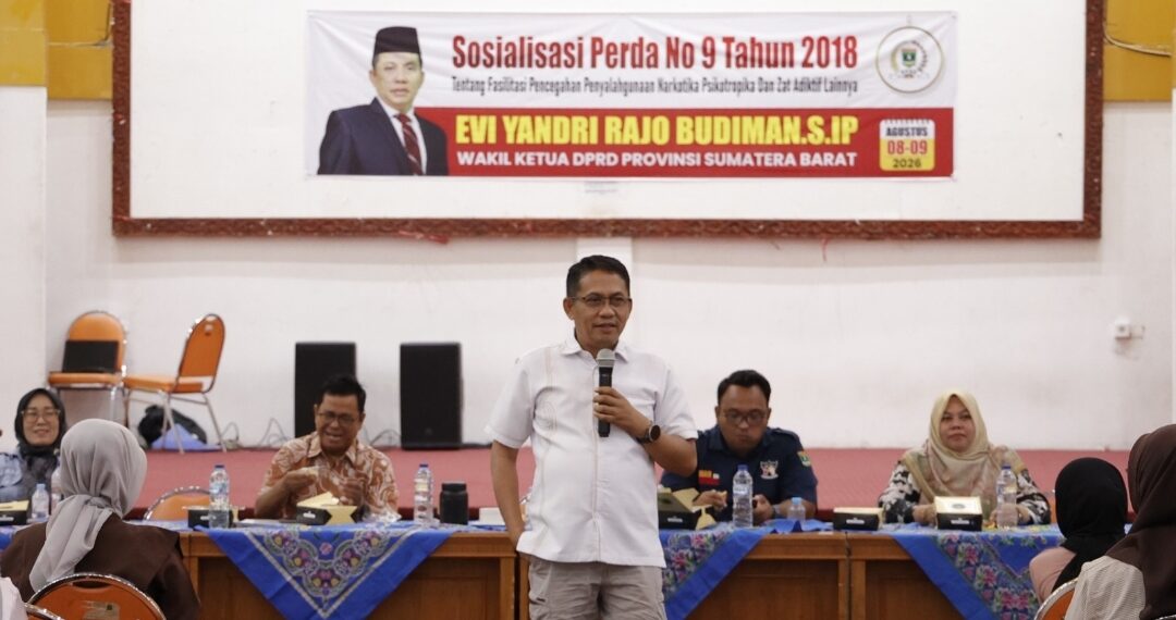 Wakil Ketua DPRD Sumbar Evi Yandri: Pengguna Narkoba Adalah Korban, Bukan Sampah Masyarakat