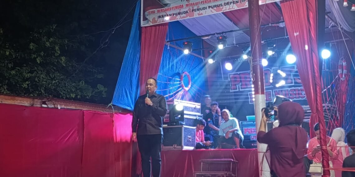 Nanda Satria Hadiri Malam Puncak HUT RI di Purus